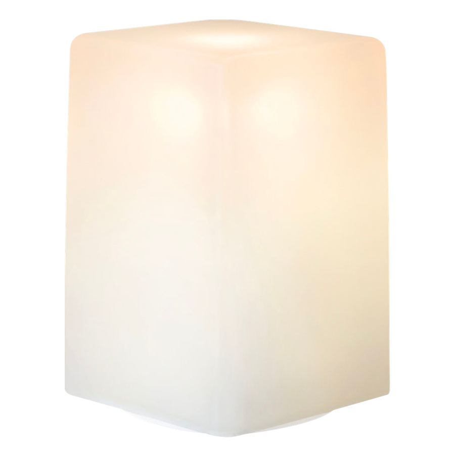 SMALL CUT  Lampe de table cube chanfreiné vernis - Nexel Edition